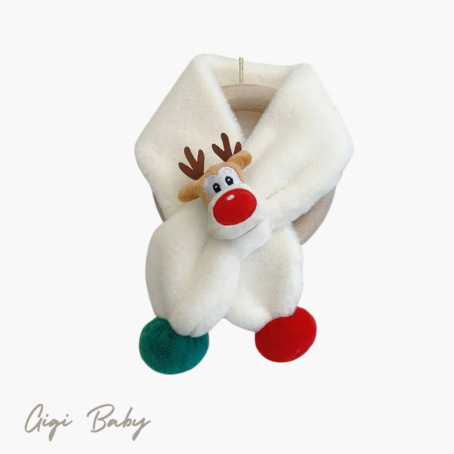 Kerst teddy sjaal