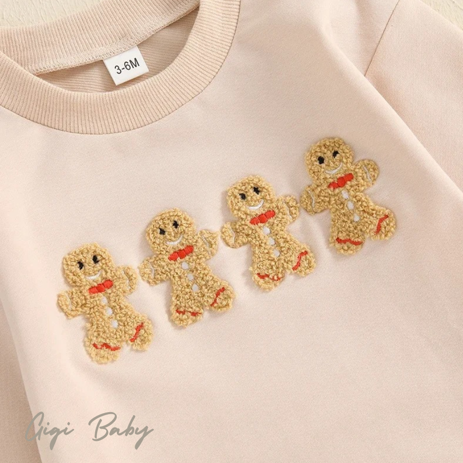Gingerbread cutie kerstrui beige