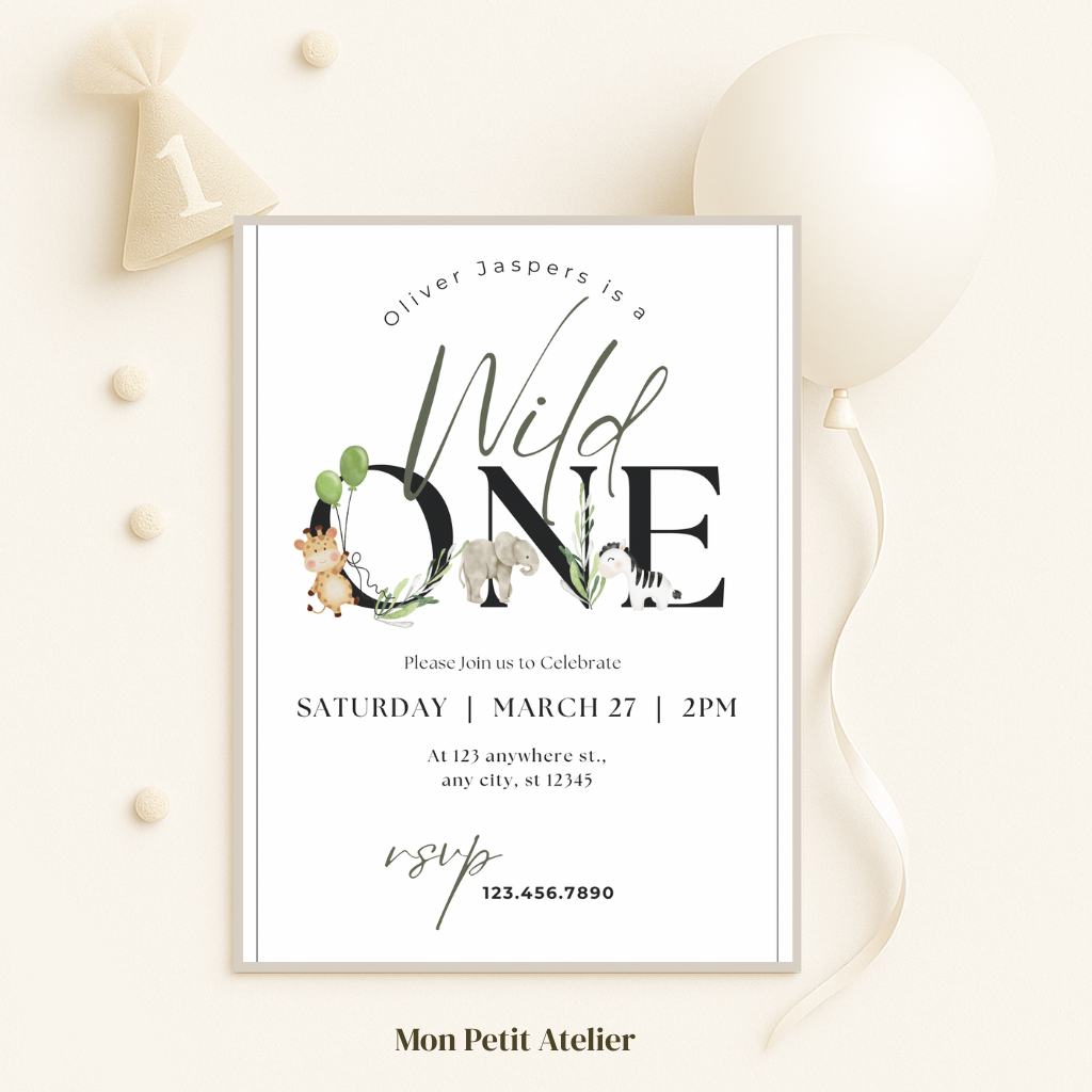 Wild One | uitnodiging