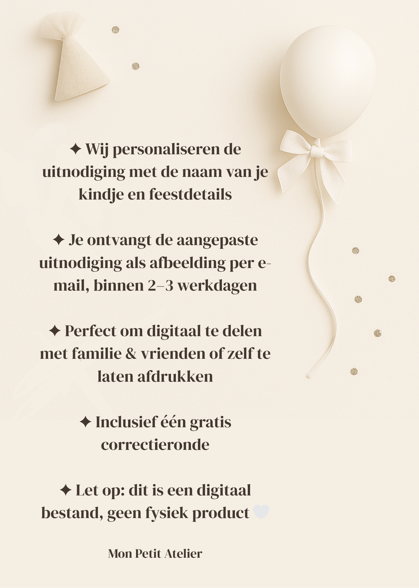 Sweet One blauw | uitnodiging