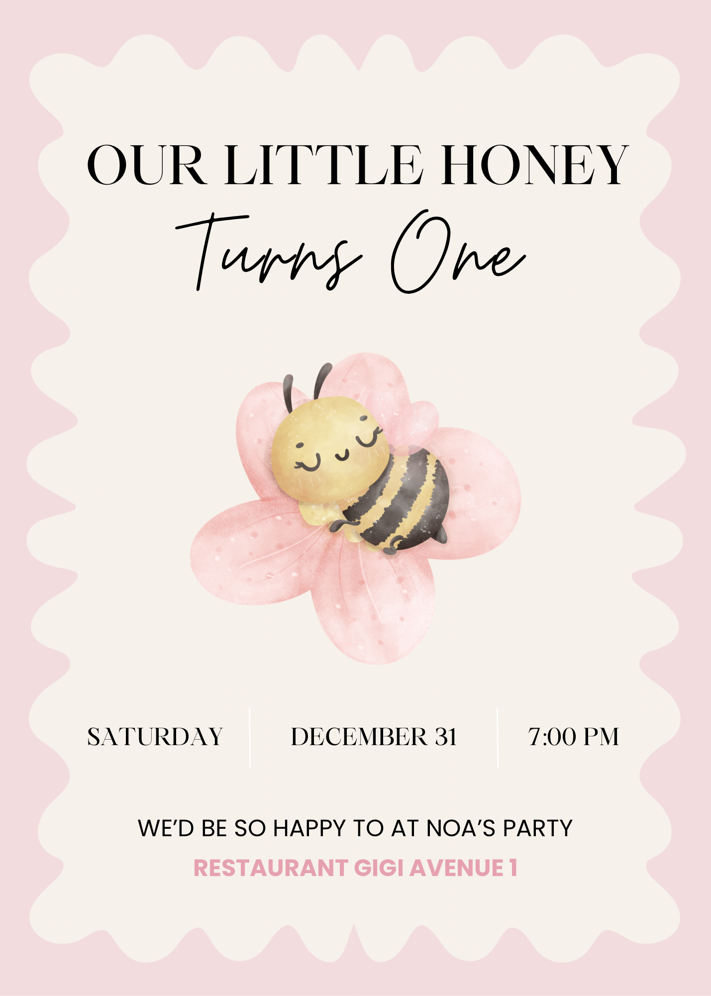 Little Honey | uitnodiging
