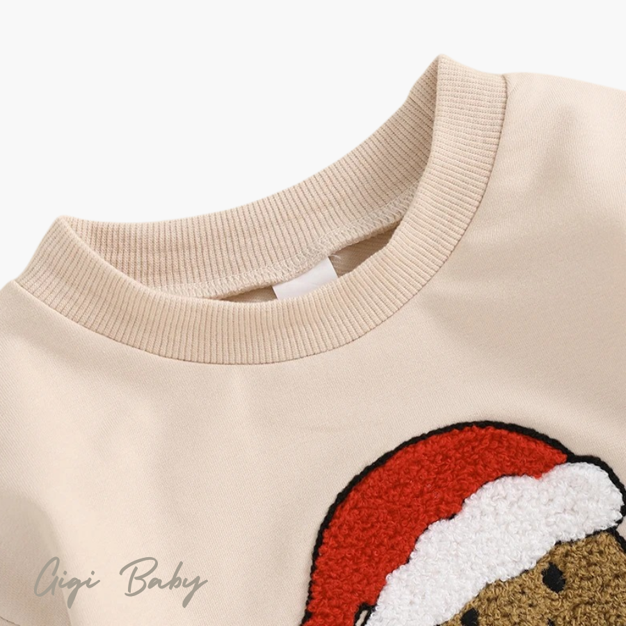 Gingerbread kerstrui beige