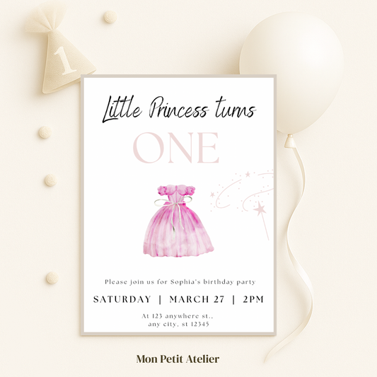 Little princess | uitnodiging