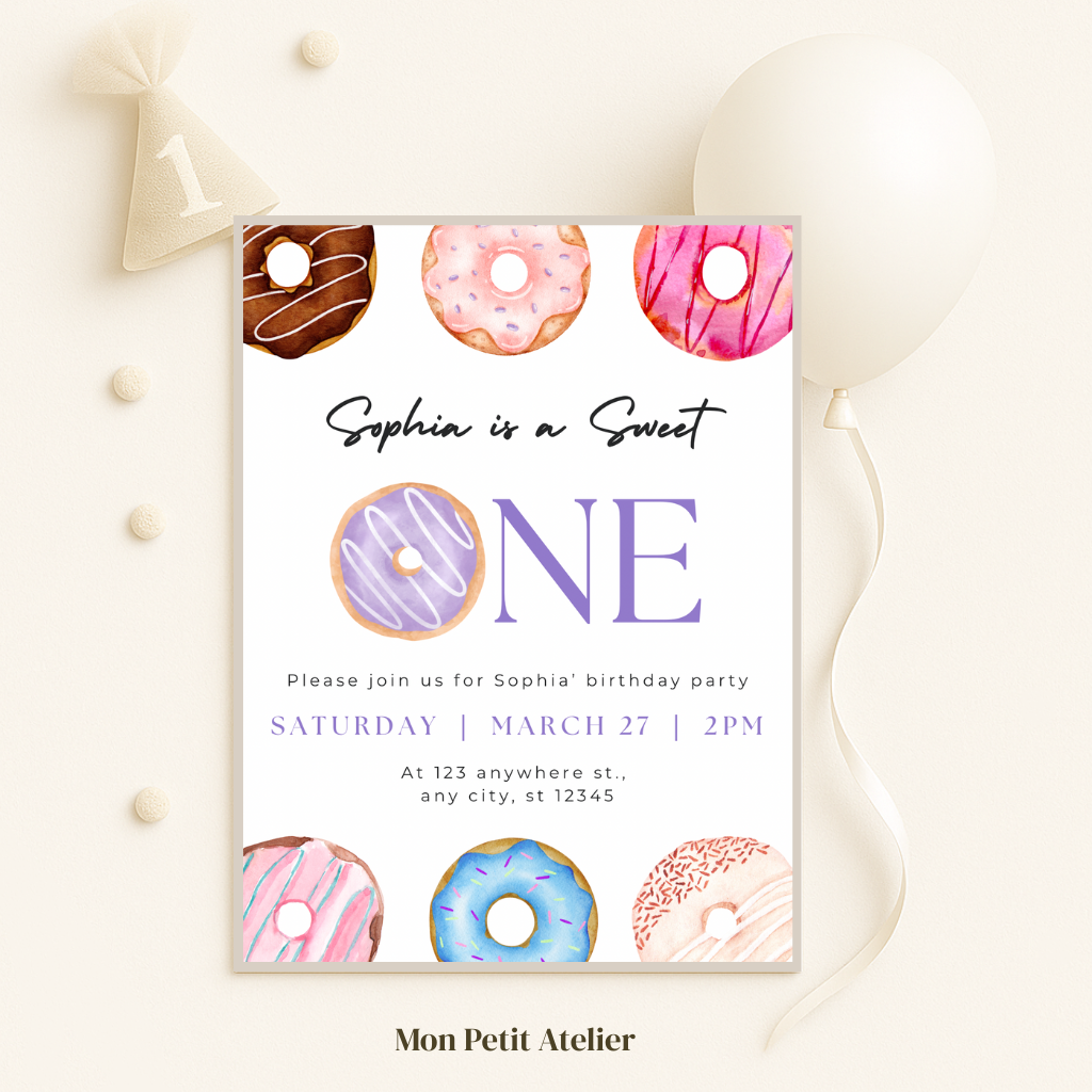 Sweet One Donuts | uitnodiging