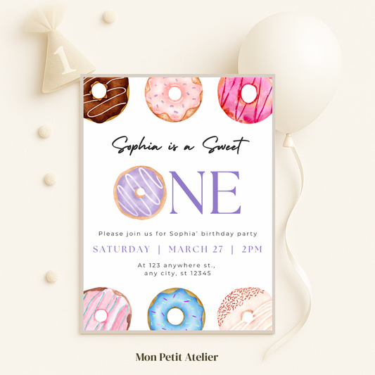 Sweet One Donuts | uitnodiging
