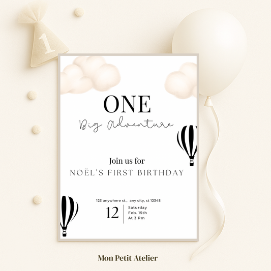 One Big Adventure nude | uitnodiging