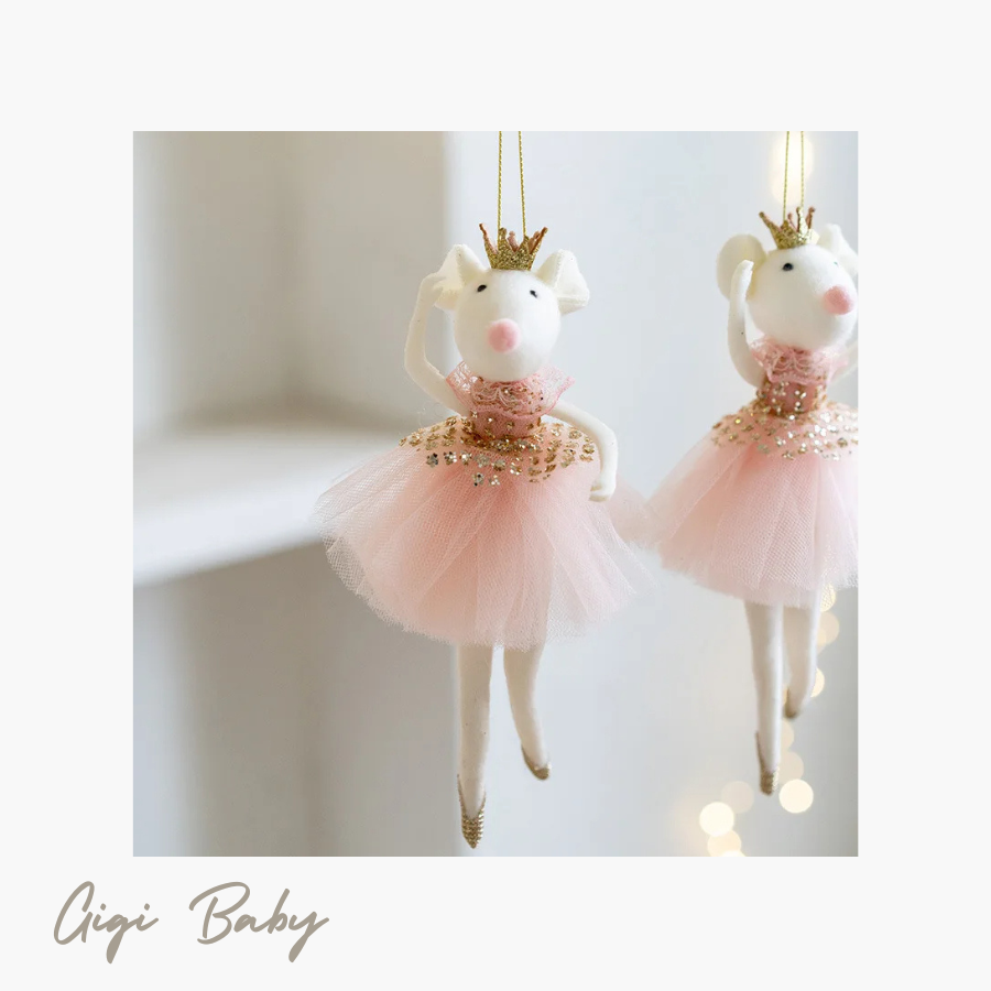 Ballerina kerst hanger