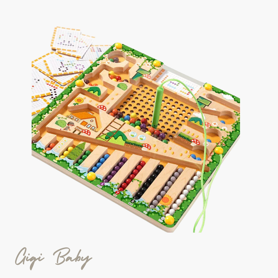 Magnetisch activity maze bord