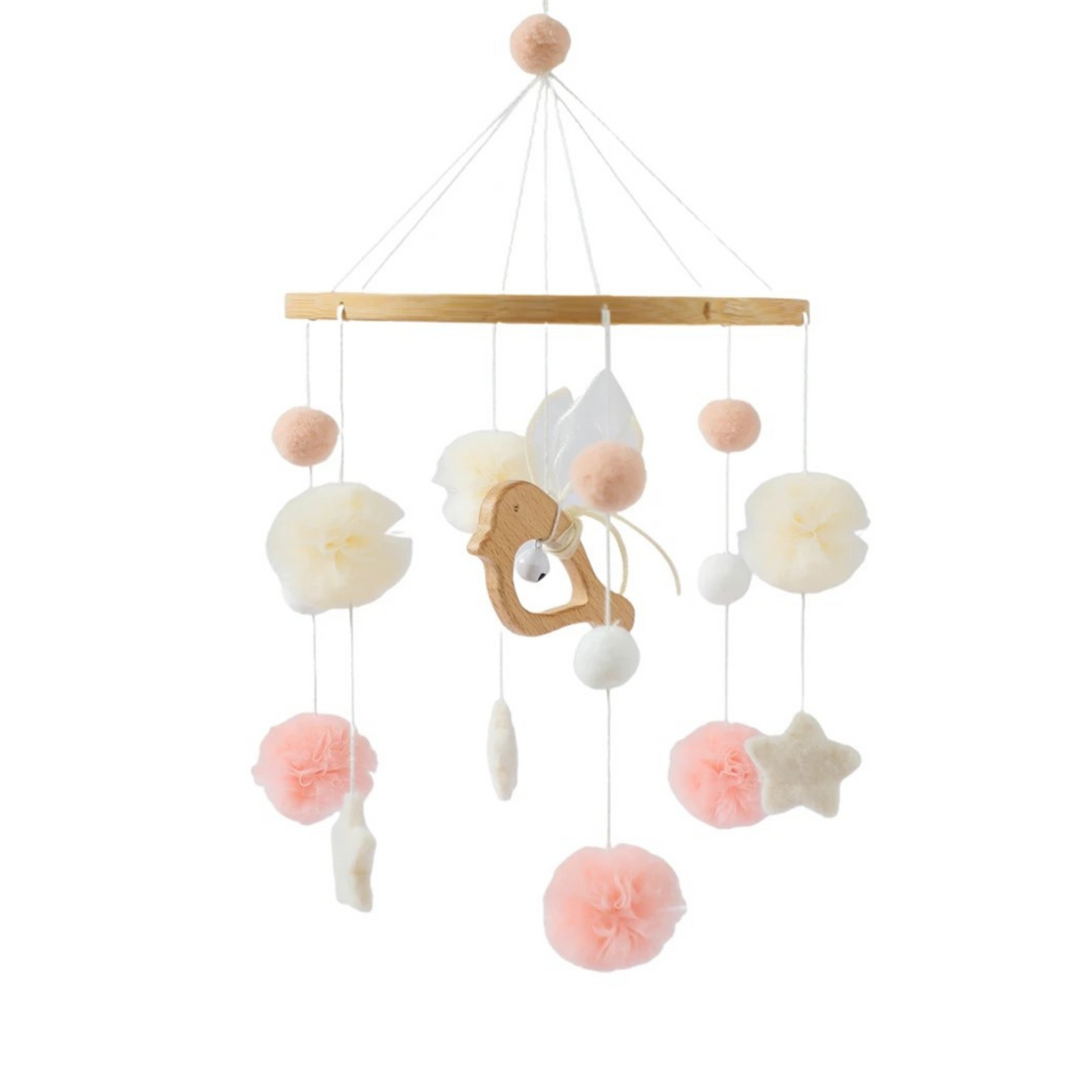 Boxmobiel Vogeltje Roze
