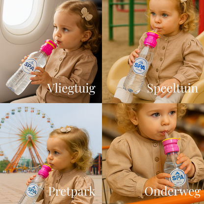 Universele Drinkdop met Rietje – Handige Mom Hack | Past op Elk Flesje