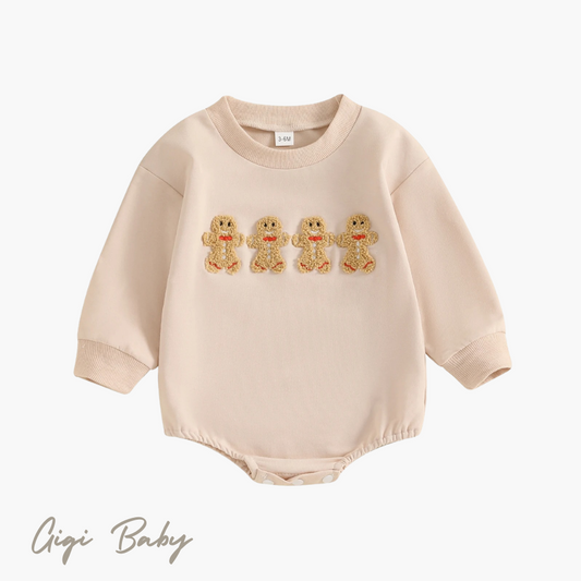 Gingerbread cutie kerstrui beige