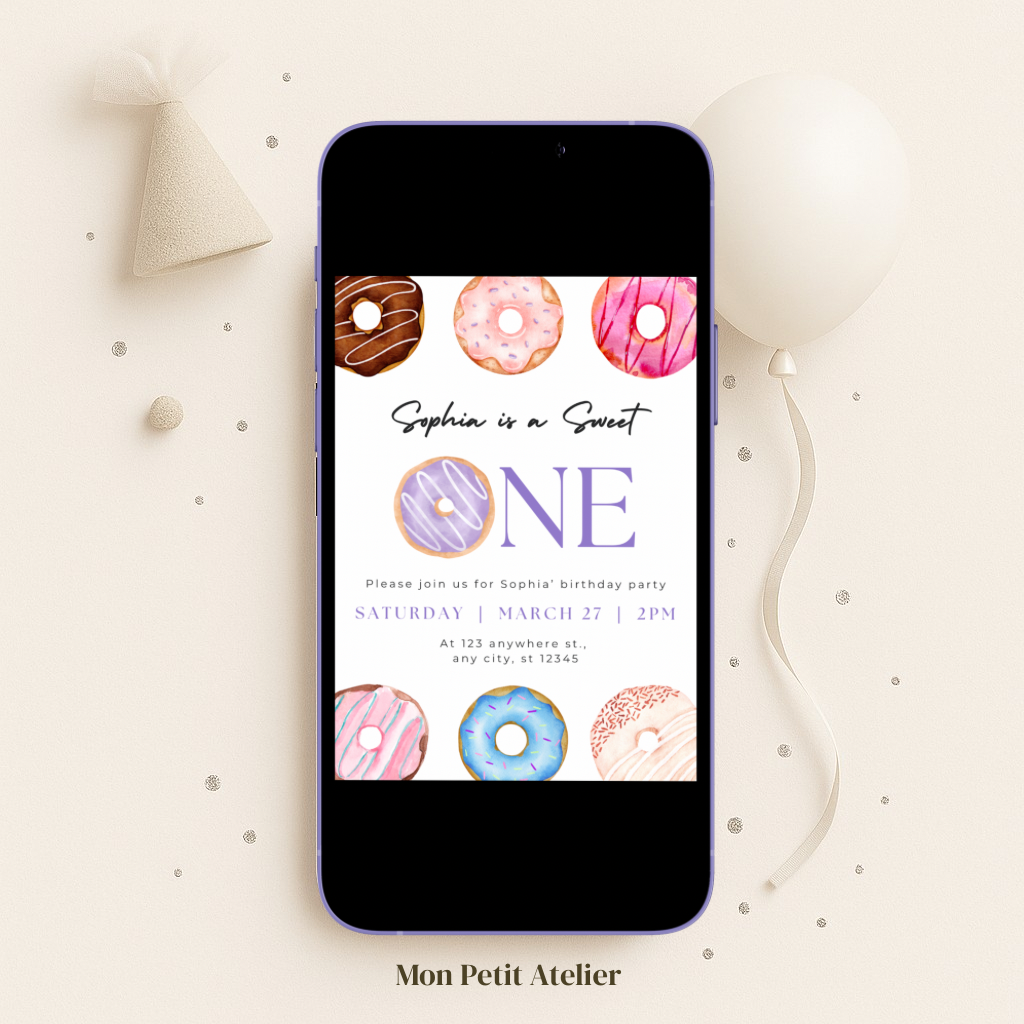 Sweet One Donuts | uitnodiging