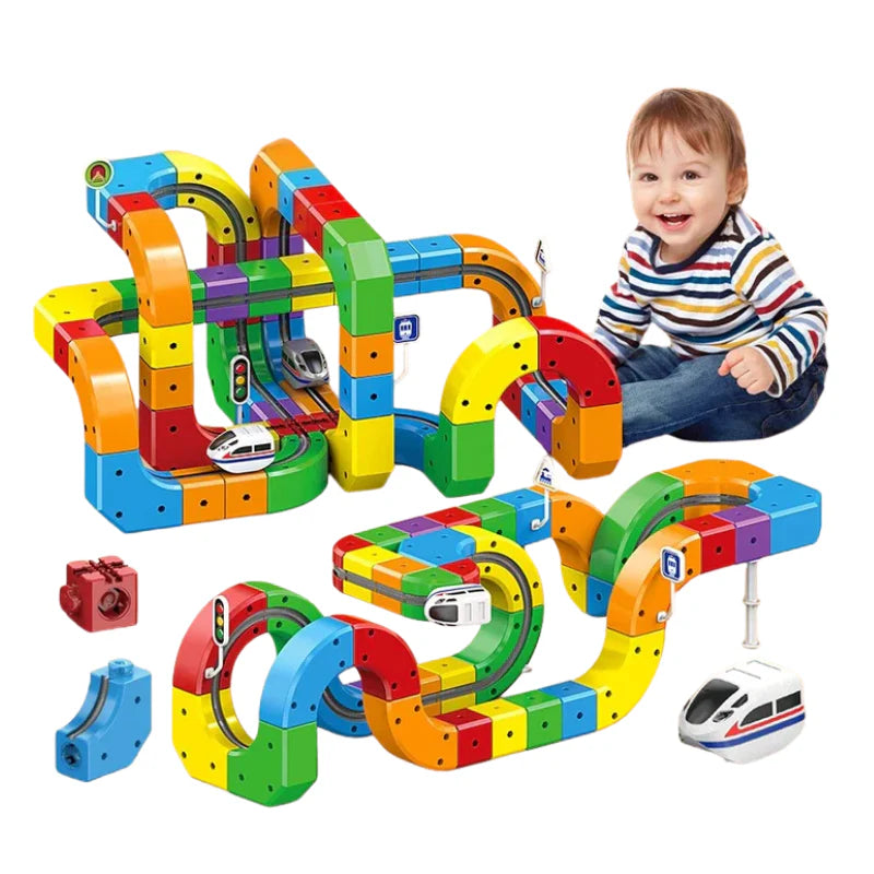 Cube Track – 3D Trein STEM speelgoed