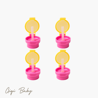 Universele Drinkdop met Rietje – Handige Mom Hack | Past op Elk Flesje