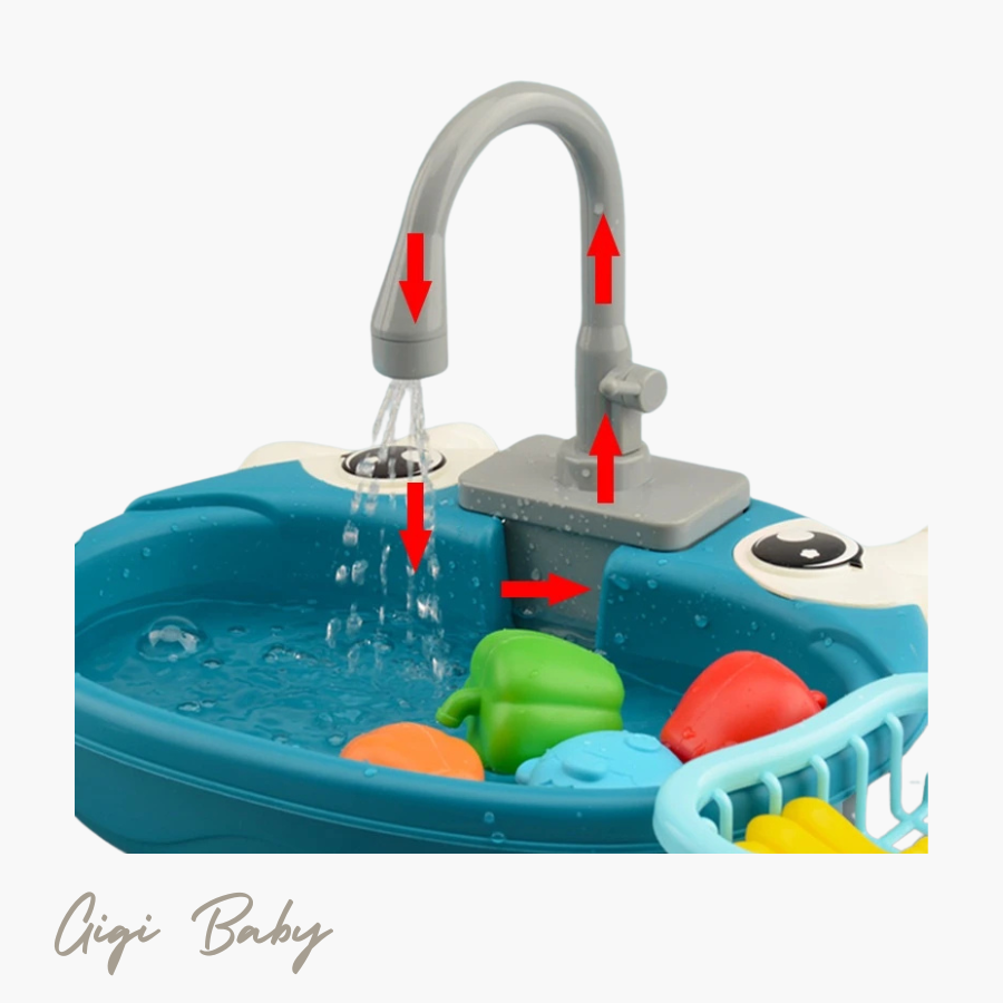 Mini Wasbak met echt stromend water