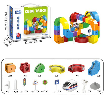 Cube Track – 3D Trein STEM speelgoed