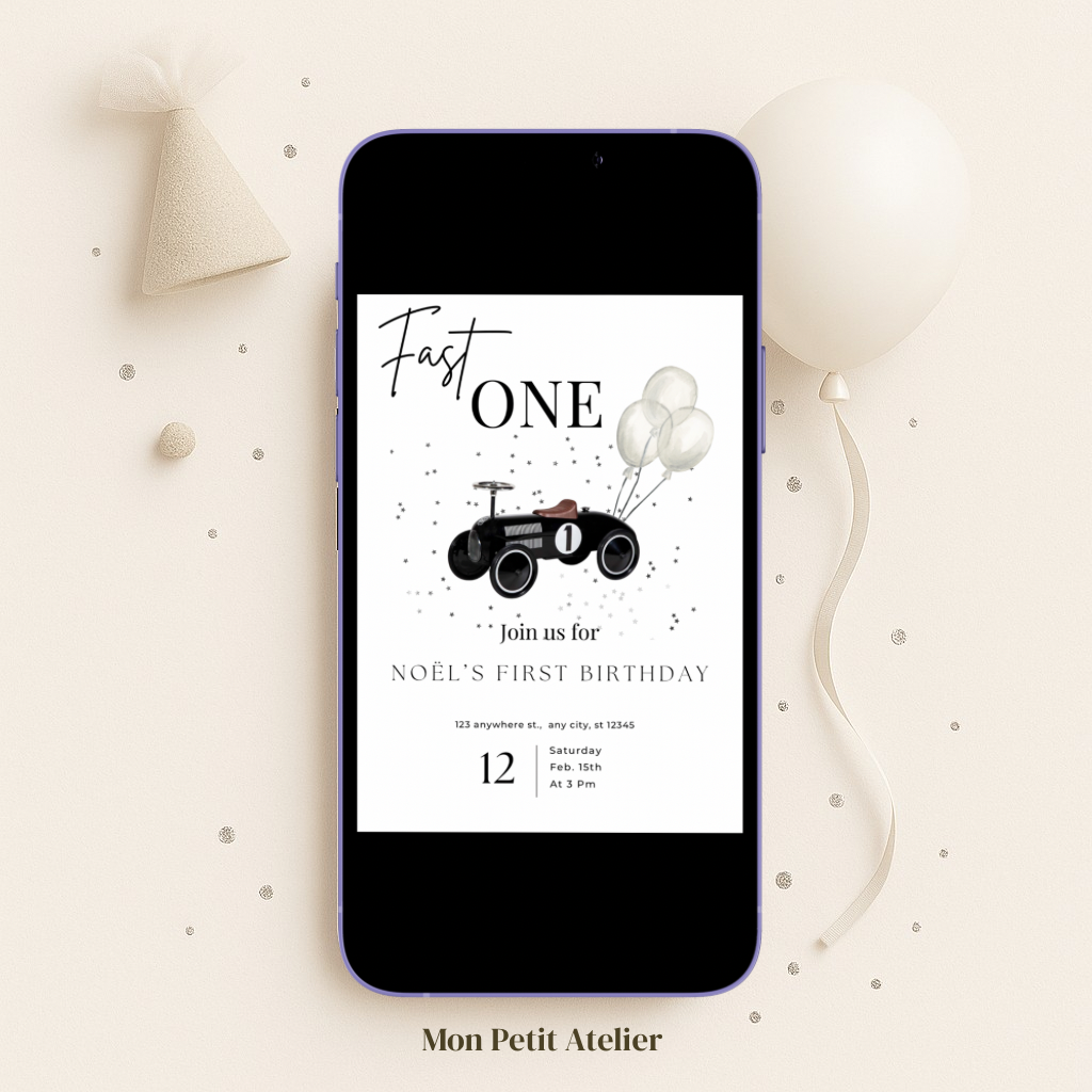 Fast One ballloons | uitnodiging