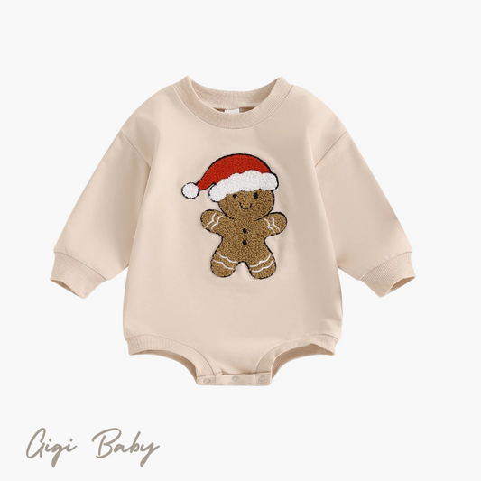 Gingerbread kerstrui beige