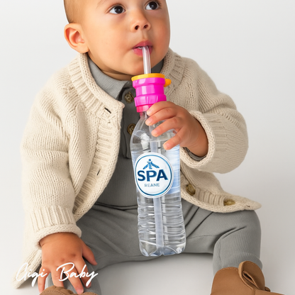 Universele Drinkdop met Rietje – Handige Mom Hack | Past op Elk Flesje