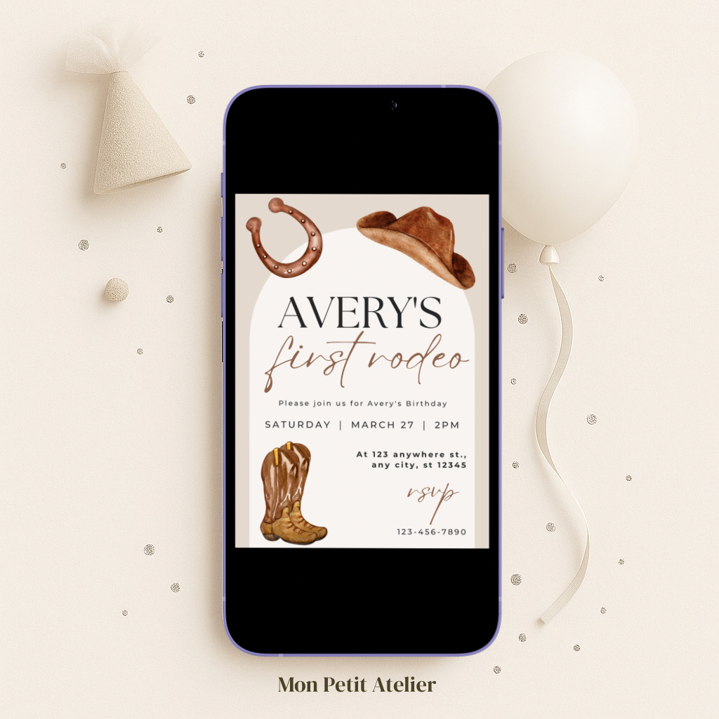 First Rodeo | uitnodiging