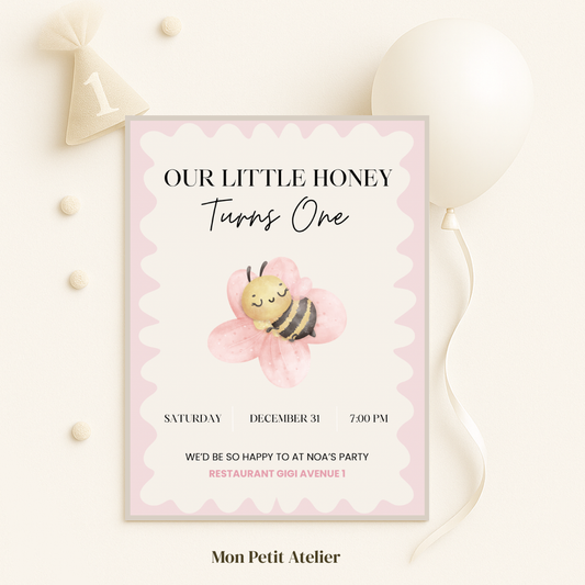 Little Honey | uitnodiging