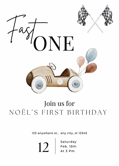 Fast one auto | uitnodiging