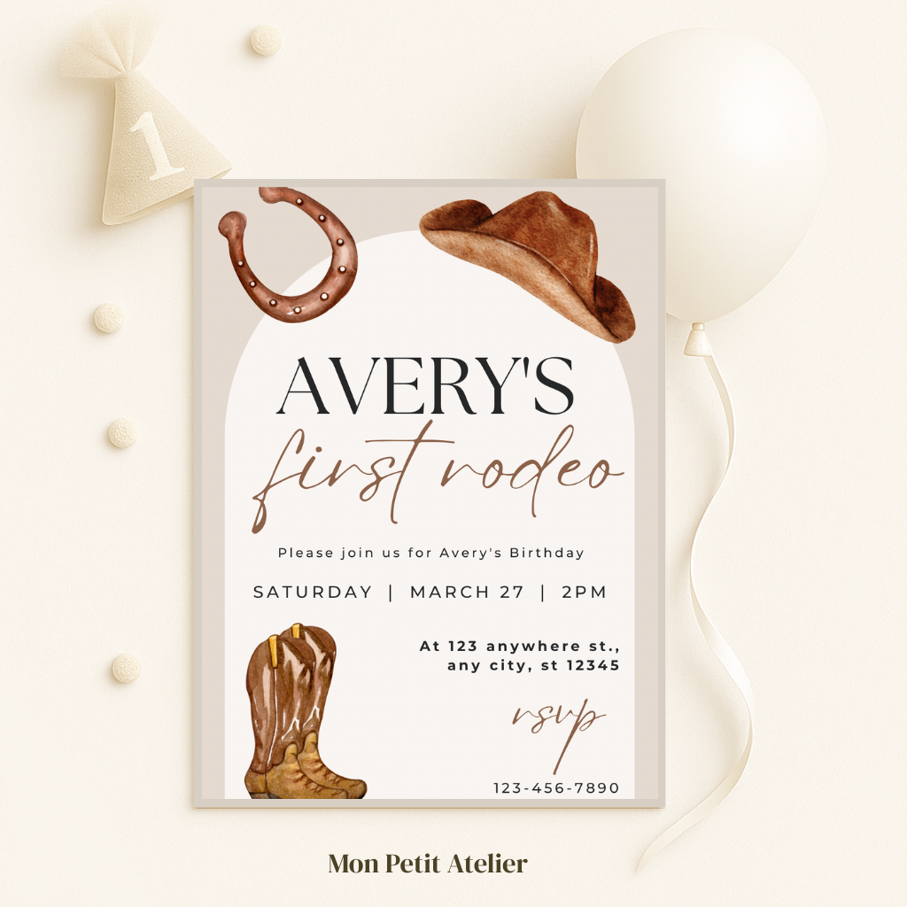 First Rodeo | uitnodiging