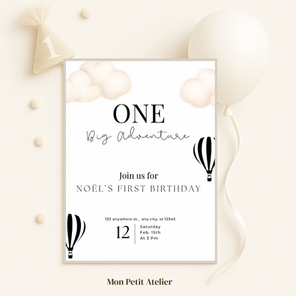 One Big Adventure nude | uitnodiging