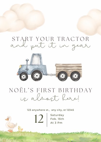 Boerderij One | uitnodiging