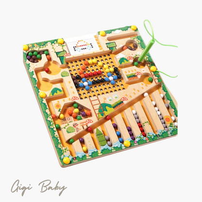 Magnetisch activity maze bord
