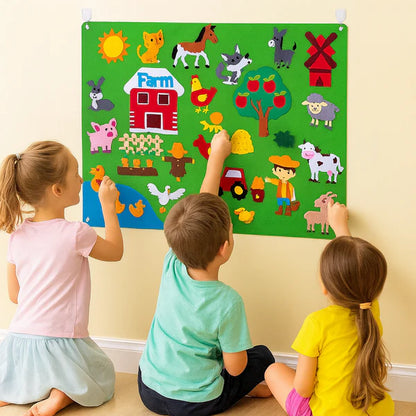 Schermvrij Creatief Dierenbord – Leren, Plakken & Spelen