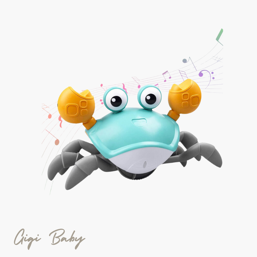 Kruipende krab met muziek