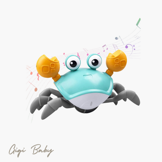Kruipende krab met muziek