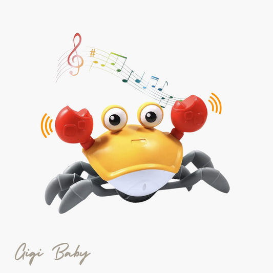 Kruipende krab met muziek